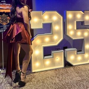 ❌SOLD❌Babyboo Trinity Mini Dress in Cherry Lacquer